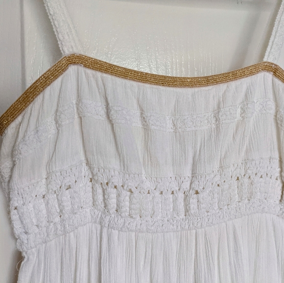 Old Navy White Casual Cotton Spaghetti Strap Dress XS - Picture 2 of 11